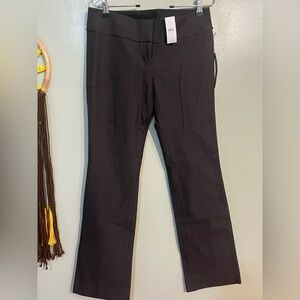 Loft Marisa Boot Cut Low Rise Y2K  Dress Pants Dark Brown Size 4